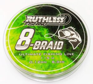 Ruthless 8-Braid kuitusiima 115m - 0.25mm / 19.1kg