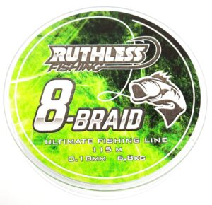 Ruthless 8-Braid kuitusiima 115m - 0.10mm / 6,8kg