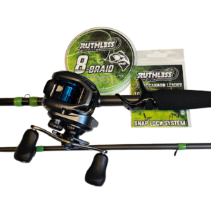 Ruthless Blackline Downsizer 7’3” 10–50g hyrräsetti – Shimano SLX XT 150 + kuitusiima